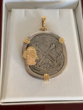 RARE 4-Reale Hand Crafted Shipwreck Treasure Coin
