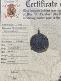 8 Reale Mexico City Mint PLUS Silver Bezel Piece of Eight Treasure Coin Pendant | Artifact 21620