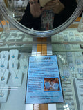 Sterling Silver Blue Larimar Sea Turtle Bangle