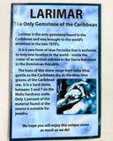 Larimar 925 Sterling Silver Link Sea Turtle Bracelet