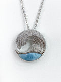 Stunning Wave Larimar Pendant