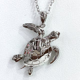 Gracious Sterling Silver Turtle Pendant