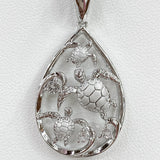 Sterling Silver Sea Turtle Trio