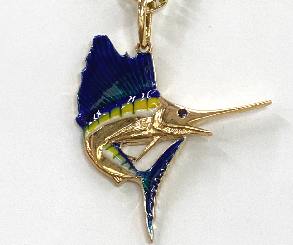 Sailfish necklace 2025