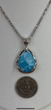 Fashion Forward Larimar Teardrop Pendant