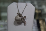 Hatching Baby Turtle Sterling Silver