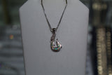 Cute Nautical Hook With White Opal Stone