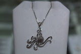 Sterling Silver Octopus Necklace