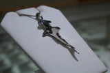 Swimming Hammerhead Shark in Sterling Silver