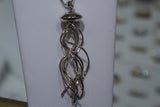 Eye Catching & Elongated Sterling Silver Jellyfish