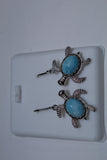 Gorgeous Blue Larimar Turtles