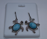 Gorgeous Blue Larimar Turtles