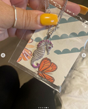 Sterling Silver Seahorse Necklace (4 Colors)
