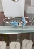 Beloved Whale Tail Bangle Bracelet
