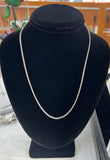 Sterling Silver Chain For Woman and Men - Franco Chain 20"