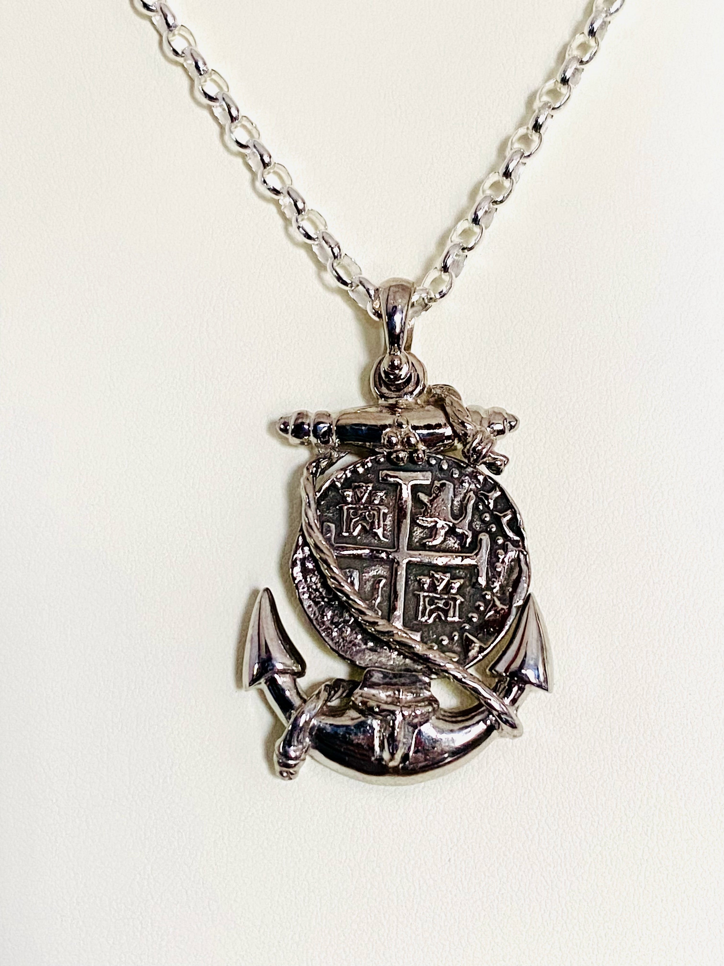 Atocha Shipwreck Jewelry - Anchor – Silver and Gold - Key West