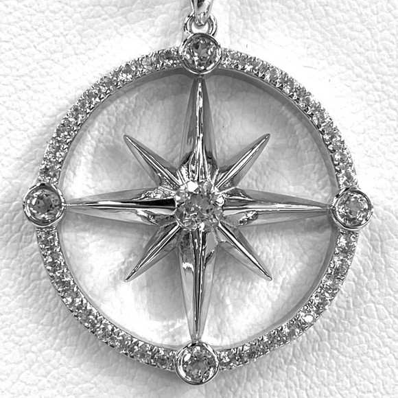 Sterling Silver Adventure Compass