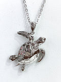 Gracious Sterling Silver Turtle Pendant