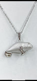 Adorable Sterling Silver Manatee