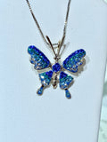 Swarovski Enchanted Butteryfly Necklace in Sterling Silver