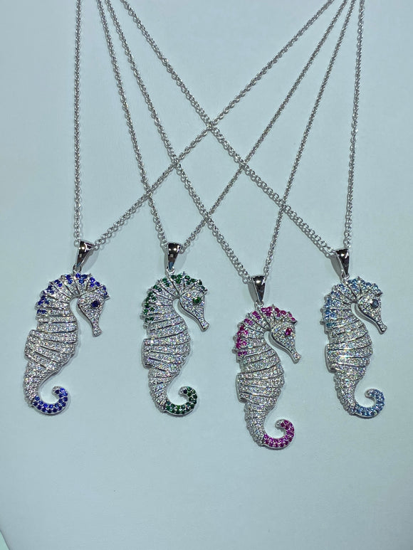 Diamond Sea Horse Necklace – R. Prince Inc.