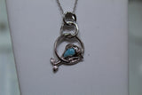Small Jumping Dolphin With Blue Larimar Stone