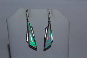 Glitzy Opal Earrings