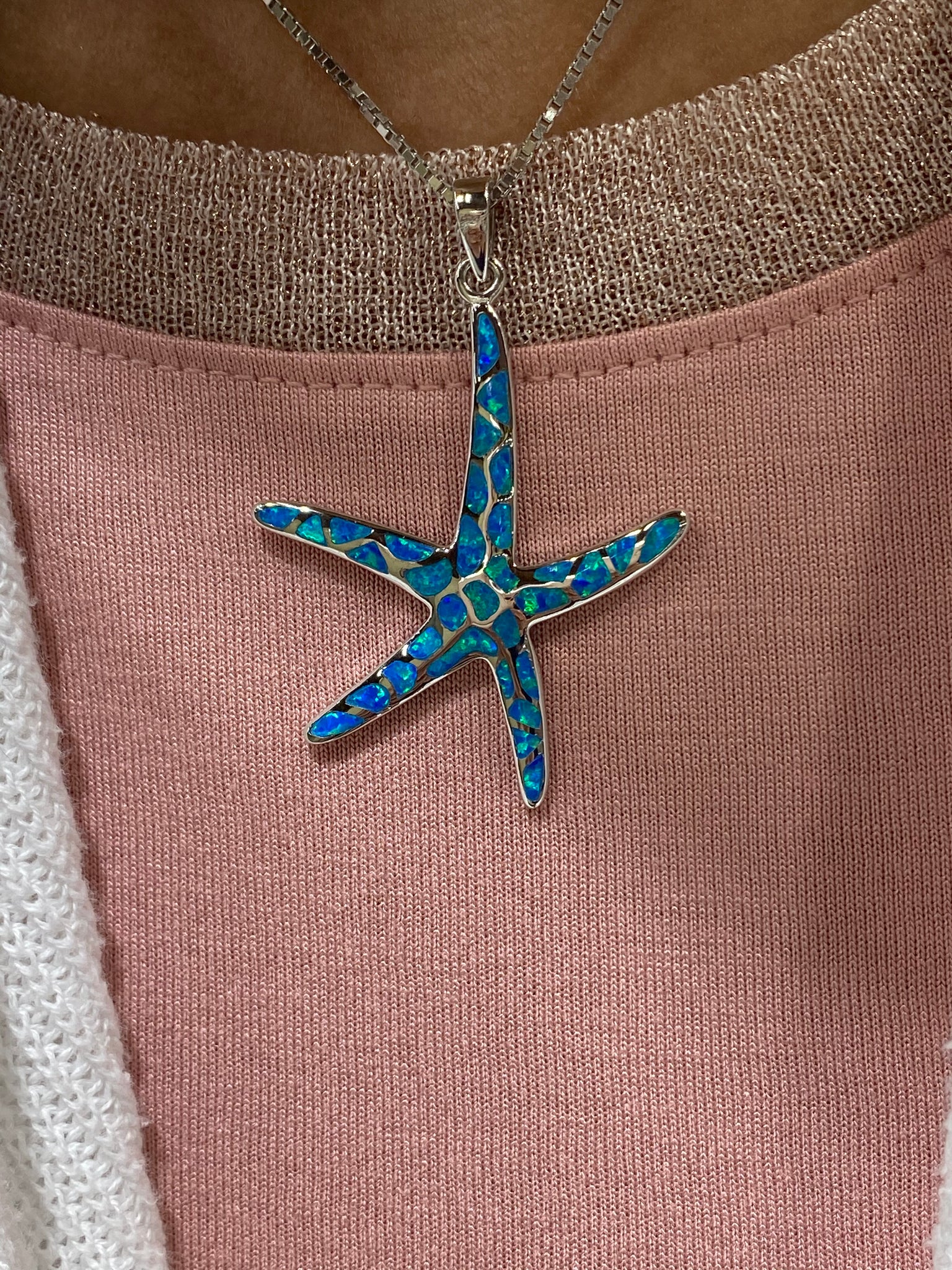Grande Starfish Necklace with 18ct Gold in Silver – Patrick Mavros