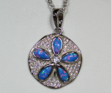 Opal Sand Dollar Necklace